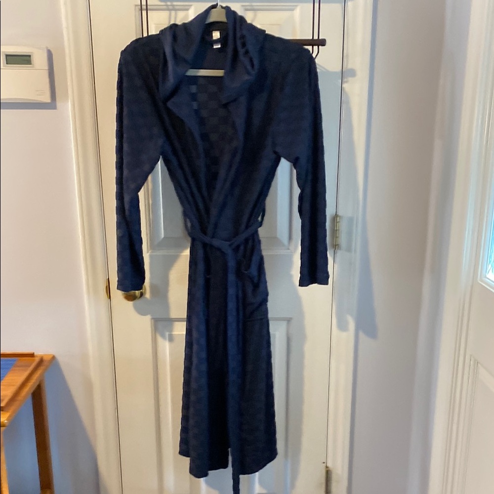 Bathrobe, blue, light weight